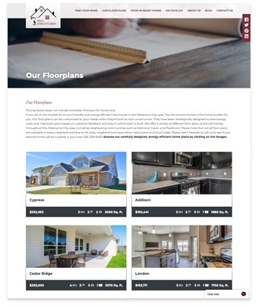 Website Feature Two Structures Homes Blue Tangerine Blog Blue Tangerine