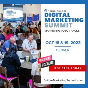 Home Builder Digital Marketing Summit 2023 information