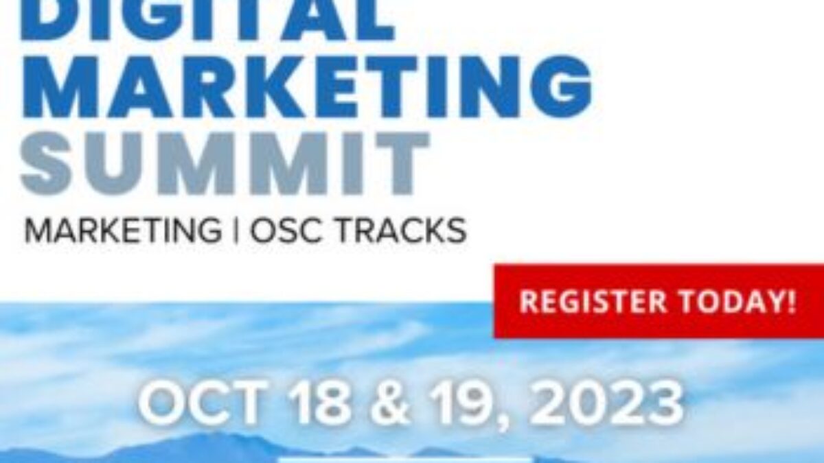 The Home Builder Digital Marketing Summit with Marketing and OSC Tracks October 18 & 19 in Denver
