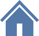 icon of a blue house