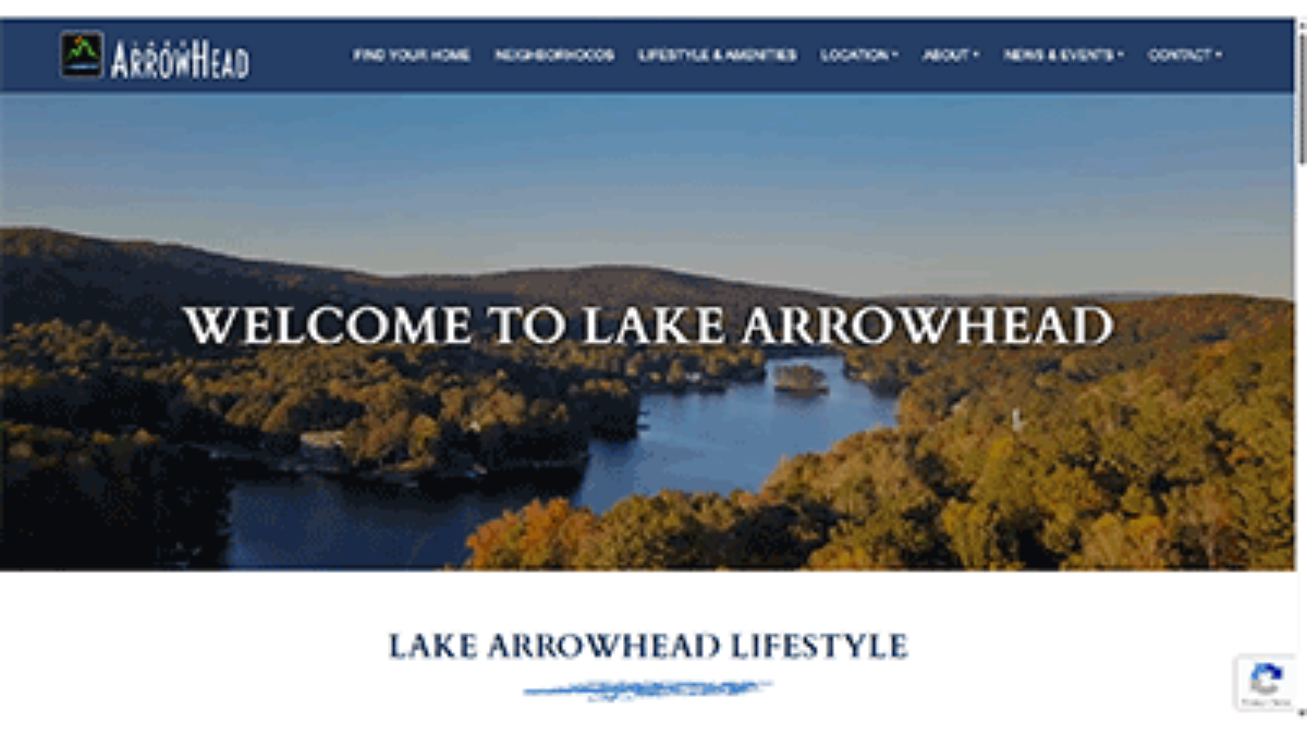 Lake Arrowhead website